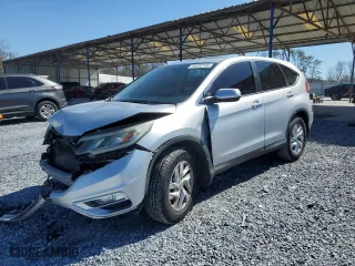 2015 Honda CR-V EX with VIN 2HKRM3H59FH542917, listed as a Copart auction lot 48202155 with 106,043 mi miles and Salvage Title. Bid and sale history available at carsss.com. Image 1.