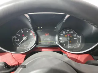 2019 Alfa Romeo Giulia Ti Sport with VIN ZARFAMBN8K7616651, listed as a Copart auction lot 72022264 with 28,763 mi miles and Salvage Title. Bid and sale history available at carsss.com. Image 9.