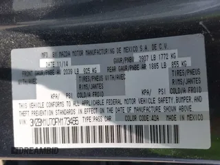 2015 Mazda 3 i Sport with VIN 3MZBM1U70FM173465, listed as a IAAI auction lot 42477601 with 231,159 mi miles and . Bid and sale history available at DreamBid. Image 9.