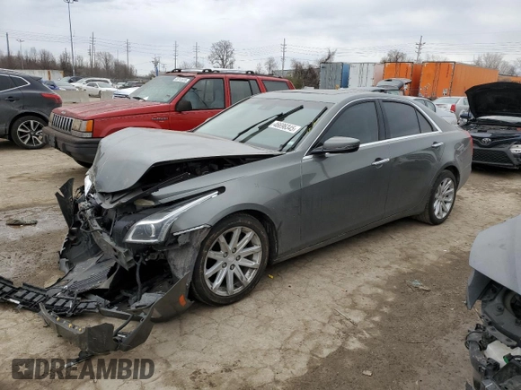 2016 Cadillac CTS Sedan Luxury Collection RWD with VIN 1G6AR5SX2G0108957, listed as a Copart auction lot 46696345 with 94,027 mi miles and Salvage Title. Bid and sale history available at carsss.com. Image 1.