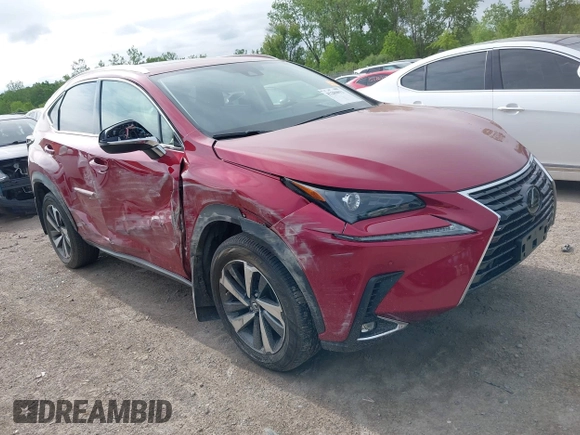 2020 Lexus NX 300 with VIN JTJGARDZ7L5013597, listed as a IAAI auction lot 42286012 with 31,208 mi miles and . Bid and sale history available at DreamBid. Image 1.
