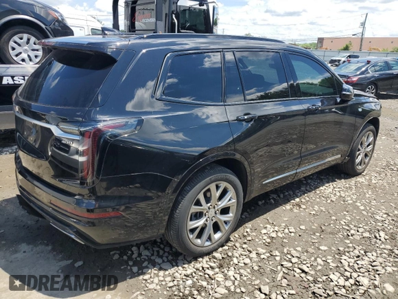 2020 Cadillac XT6 AWD Sport with VIN 1GYKPGRS2LZ121673, listed as a Copart auction lot 60315414 with 34,430 mi miles and Salvage title. Bid and sale history available at DreamBid. Image 3.