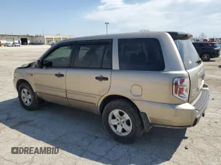 2006 Honda Pilot LX z VIN 5FNYF18196B017457, wystawiony jako Copart lot #53818945 z przebiegiem 148 041 mil mil oraz Szkoda całkowita • Salvage title. Historia ofert i sprzedaży dostępna na DreamBid. Obrazek 2.
