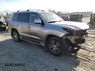 2019 Lexus LX with VIN JTJHY7AX6K4295534, listed as a Copart auction lot 43646123 with 38,819 mi miles. Bid and sale history available at carsss.com. Image 4.