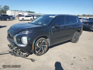 2023 Mitsubishi Outlander SEL with VIN JA4J3VA80PZ038888, listed as a Copart auction lot 81268074 with 44,327 mi miles and Salvage Title. Bid and sale history available at carsss.com. Image 1.