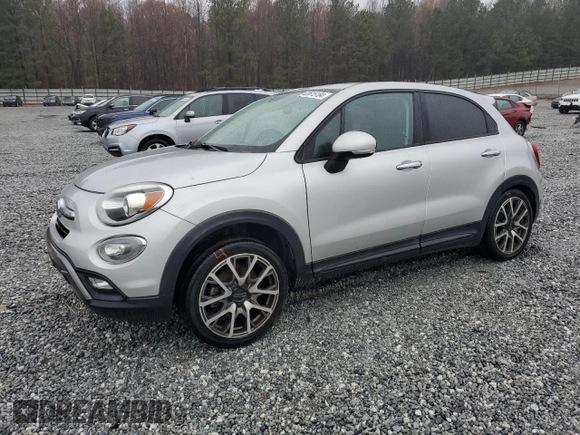 2016 FIAT 500X Trekking Plus with VIN ZFBCFXET1GP377528, listed as a Copart auction lot 83615184 with 112,183 mi miles and Salvage title. Bid and sale history available at DreamBid. Image 1.