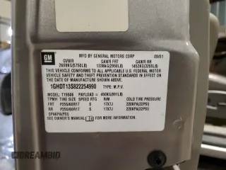 2002 Oldsmobile Bravada z VIN 1GHDT13S822254990, wystawiony jako Copart lot #45750945 z przebiegiem 162 136 mil mil oraz Szkoda całkowita • Salvage title. Historia ofert i sprzedaży dostępna na DreamBid. Obrazek 15.