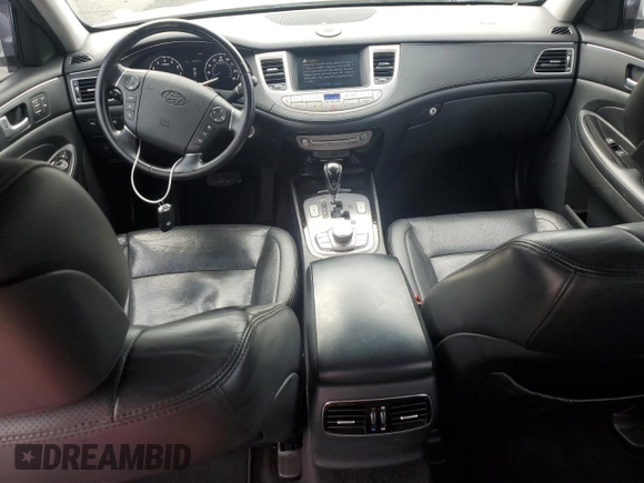 2012 Hyundai Genesis 5.0L with VIN KMHGC4DH4CU189533, listed as a Copart auction lot 80020614 with 206,657 mi miles and Salvage Title. Bid and sale history available at carsss.com. Image 8.