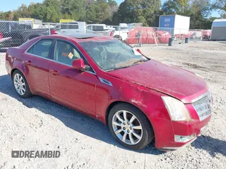 2009 Cadillac CTS RWD w/1SA with VIN 1G6DJ577690103292, listed as a IAAI auction lot 40655135 with 1 mi miles. Bid and sale history available at carsss.com. Image 1.