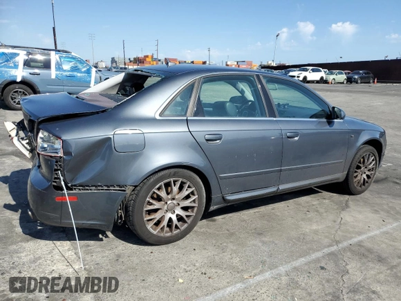 2008 Audi A4 2.0T с VIN WAUDF78E98A155691, выставлен на аукционе Copart как лот 55173925 с пробегом 138 304 миль миль и Списание • Salvage title. История ставок и продаж доступна на DreamBid. Изображение 3.