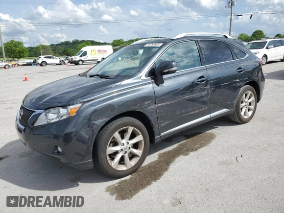 2011 Lexus RX 350 with VIN 2T2ZK1BA2BC060900, listed as a Copart auction lot 53266895 with 162,879 mi miles and Salvage Title. Bid and sale history available at DreamBid. Image 1.