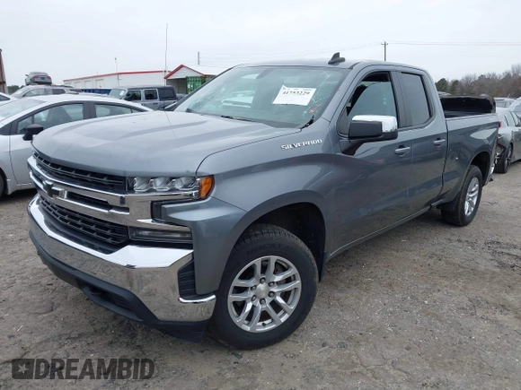 2020 Chevrolet Silverado 1500 LT with VIN 1GCRYDED4LZ354719, listed as a IAAI auction lot 41753229 with 51,977 mi miles. Bid and sale history available at carsss.com. Image 17.