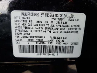 2014 Infiniti Q50 Premium with VIN JN1BV7ARXEM688219, listed as a Copart auction lot 41666885 with 143,813 mi miles and Salvage Title. Bid and sale history available at carsss.com. Image 14.