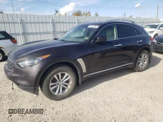 2010 Infiniti FX35 with VIN JN8AS1MW4AM856502, listed as a Copart auction lot 70247253 with 235,816 mi miles and Salvage Title. Bid and sale history available at carsss.com. Image 1.