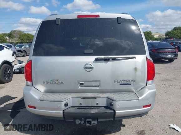 2011 Nissan Armada SV with VIN 5N1BA0ND2BN610453, listed as a IAAI auction lot 41647008 with 163,236 mi miles and . Bid and sale history available at DreamBid. Image 16.