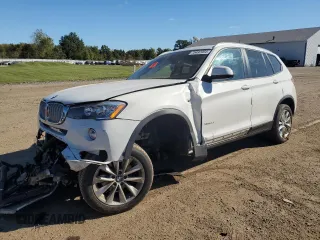 2017 BMW X3 xDrive28i z VIN 5UXWX9C31H0W70859, wystawiony jako Copart lot #54721075 z przebiegiem 184 916 mil mil oraz Szkoda całkowita • Salvage title. Historia ofert i sprzedaży dostępna na DreamBid. Obrazek 1.