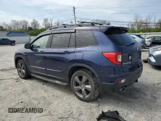 2021 Honda Passport Touring with VIN 5FNYF8H99MB042984, listed as a Copart auction lot 52858975 with 35,308 mi miles and Salvage title. Bid and sale history available at DreamBid. Image 2.