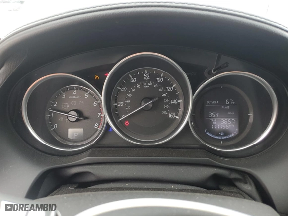 2016 Mazda Mazda6 i Sport with VIN JM1GJ1U53G1442444, listed as a Copart auction lot 48140335 with 117,756 mi miles and Salvage Title. Bid and sale history available at carsss.com. Image 9.
