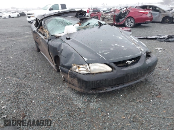 1998 Ford Mustang GT with VIN 1FAFP45X4WF253921, listed as a IAAI auction lot 41534404 with 156,400 mi miles. Bid and sale history available at carsss.com. Image 1.