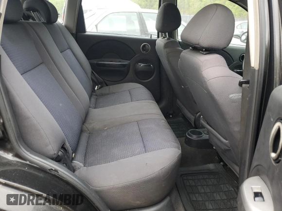 2008 Chevrolet Aveo LS with VIN KL1TD66658B116284, listed as a Copart auction lot 53671425 with Not Provided miles and Salvage Title. Bid and sale history available at DreamBid. Image 11.