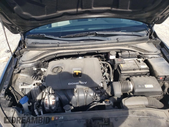 2018 Hyundai Elantra SEL with VIN 5NPD84LF9JH402248, listed as a Copart auction lot 53633005 with 47,578 mi miles and Salvage Title. Bid and sale history available at DreamBid. Image 11.