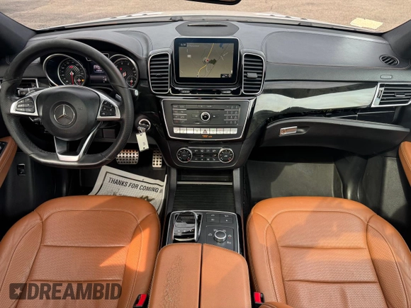 2016 Mercedes-Benz GLE 450 AMG with VIN 4JGED6EB0GA008588, listed as a Copart auction lot 50034745 with 100,594 mi miles and Clean title. Bid and sale history available at DreamBid. Image 9.