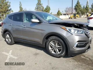 2017 Hyundai Santa Fe 2.4L with VIN 5XYZT3LB0HG392609, listed as a Copart auction lot 62553505 with 69,774 mi miles and Salvage title. Bid and sale history available at DreamBid. Image 4.
