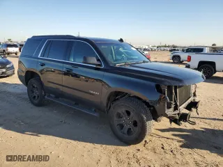 2019 Chevrolet Tahoe LS with VIN 1GNSCAKC3KR368076, listed as a Copart auction lot 46339485 with 77,963 mi miles and Salvage Title. Bid and sale history available at carsss.com. Image 4.