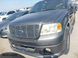 2007 Ford F-150 XLT with VIN 1FTPW12V57KC78483, listed as a IAAI auction lot 41793892 with 147,624 mi miles. Bid and sale history available at carsss.com. Image 6.