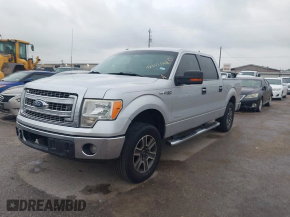 2013 Ford F-150 XL with VIN 1FTFW1CT0DKE03085, listed as a IAAI auction lot 42101522 with 266,770 mi miles and . Bid and sale history available at carsss.com. Image 2.