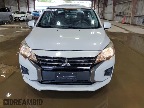 2021 Mitsubishi Mirage ES with VIN ML32FUFJ5MHF02630, listed as a Copart auction lot 60232945 with 87,709 mi miles and Salvage title. Bid and sale history available at DreamBid. Image 5.