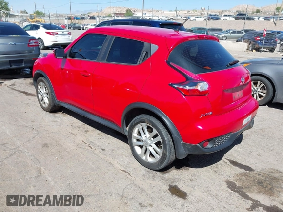 2016 Nissan Juke S with VIN JN8AF5MR2GT601724, listed as a IAAI auction lot 42053764 with 123,292 mi miles. Bid and sale history available at carsss.com. Image 3.
