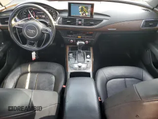 2015 Audi A7 3.0 Premium Plus with VIN WAUWGAFC4FN005742, listed as a Copart auction lot 58813164 with 115,296 mi miles and Salvage Title. Bid and sale history available at carsss.com. Image 8.