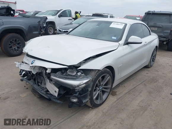 2018 BMW 4 Series 430i with VIN WBA4Z1C59JEC59501, listed as a IAAI auction lot 41588339 with 76,151 mi miles and . Bid and sale history available at carsss.com. Image 18.