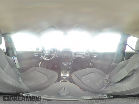 2017 Jeep Renegade Sport with VIN ZACCJAAB6HPF81011, listed as a Copart auction lot 55580935 with 150,743 mi miles and Salvage title. Bid and sale history available at DreamBid. Image 14.