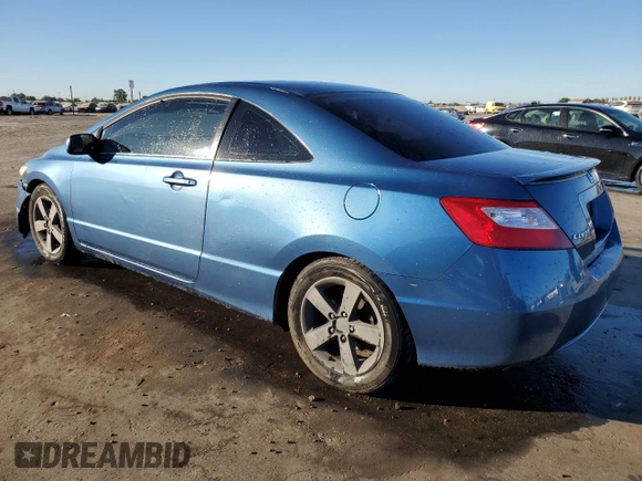 2006 Honda Civic Cpe EX with VIN 2HGFG128X6H525359, listed as a Copart auction lot 67657284 with 162,571 mi miles and Salvage Title. Bid and sale history available at carsss.com. Image 2.