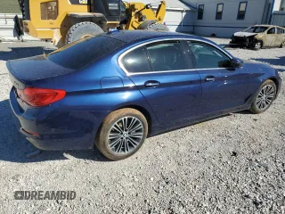 2018 BMW 5 Series 540i with VIN WBAJE5C56JWA93325, listed as a Copart auction lot 49583795 with Not Provided miles and Salvage Title. Bid and sale history available at carsss.com. Image 3.