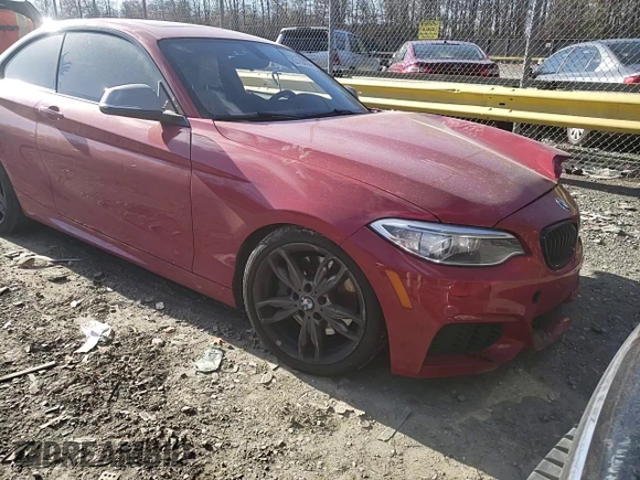 2017 BMW 2 Series M240i xDrive with VIN WBA2G3C32H7A25514, listed as a Copart auction lot 83158834 with 65,092 mi miles and Salvage Title. Bid and sale history available at carsss.com. Image 11.