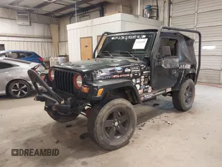 1999 Jeep Wrangler Sahara z VIN 1J4FY49S4XP432567, wystawiony jako IAAI lot #41562455 z przebiegiem Nie podano mil oraz . Historia ofert i sprzedaży dostępna na DreamBid. Obrazek 2.