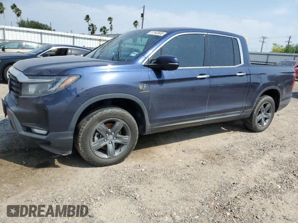 2023 Honda Ridgeline RTL-E с VIN 5FPYK3F74PB023755, выставлен на аукционе Copart как лот 51540665 с пробегом 26 304 миль миль и Списание • Salvage title. История ставок и продаж доступна на DreamBid. Изображение 1.