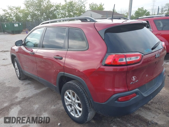 2016 Jeep Cherokee Sport z VIN 1C4PJMAB6GW210810, wystawiony jako IAAI lot #42681813 z przebiegiem 99 792 mil mil oraz . Historia ofert i sprzedaży dostępna na DreamBid. Obrazek 3.