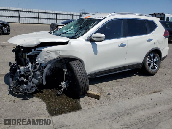 2020 Nissan Rogue SV with VIN JN8AT2MT7LW012244, listed as a Copart auction lot 60162325 with Not provided miles and Salvage title. Bid and sale history available at DreamBid. Image 1.