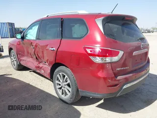 2016 Nissan Pathfinder SV with VIN 5N1AR2MN7GC613345, listed as a IAAI auction lot 41844224 with 116,782 mi miles. Bid and sale history available at carsss.com. Image 3.