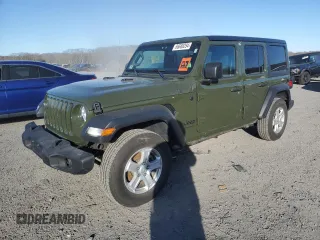 2023 Jeep Wrangler Sport S with VIN 1C4HJXDG7PW533826, listed as a Copart auction lot 86688294 with 40,336 mi miles and Salvage Title. Bid and sale history available at DreamBid. Image 1.