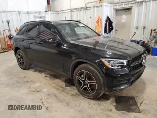 2022 Mercedes-Benz GLC 300 with VIN W1N0G8EB4NV374506, listed as a Copart auction lot 54725765 with 52,518 mi miles and Salvage Title. Bid and sale history available at DreamBid. Image 4.