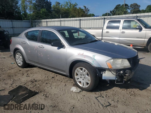 2013 Dodge Avenger SE with VIN 1C3CDZAB4DN572112, listed as a Copart auction lot 51771015 with 146,959 mi miles and Salvage Title. Bid and sale history available at DreamBid. Image 4.