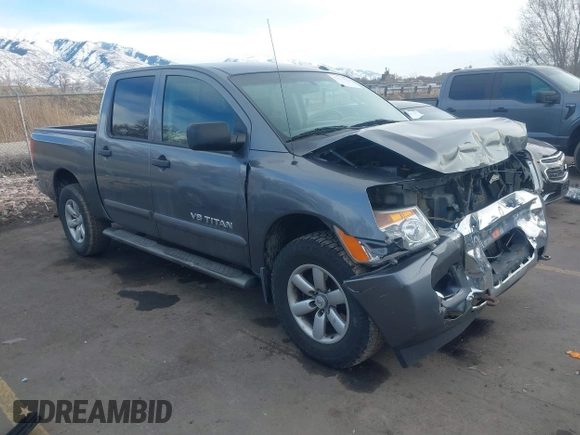2014 Nissan Titan Pro-4X with VIN 1N6BA0EC3EN514358, listed as a IAAI auction lot 41636363 with 166,201 mi miles and . Bid and sale history available at DreamBid. Image 1.