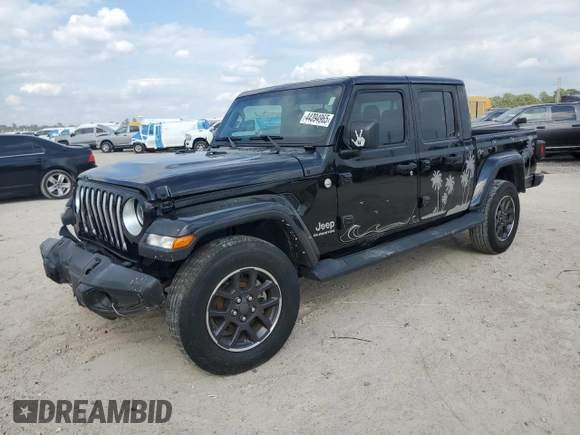 2022 Jeep Gladiator High Altitude with VIN 1C6HJTFG1NL151559, listed as a Copart auction lot 44394965 with 27,704 mi miles and Salvage title. Bid and sale history available at DreamBid. Image 1.