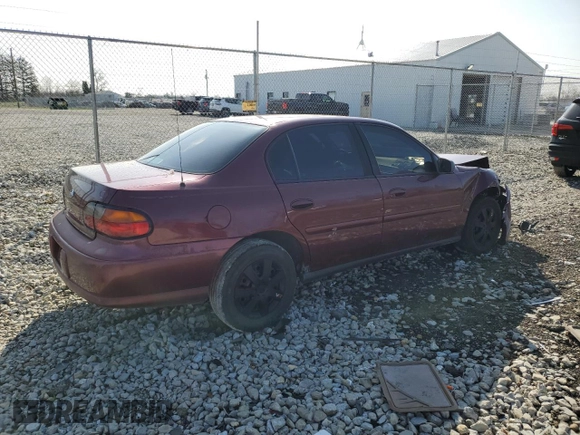 2001 Chevrolet Malibu with VIN 1G1ND52J016231551, listed as a Copart auction lot 51102495 with 111,295 mi miles and Salvage Title. Bid and sale history available at carsss.com. Image 3.