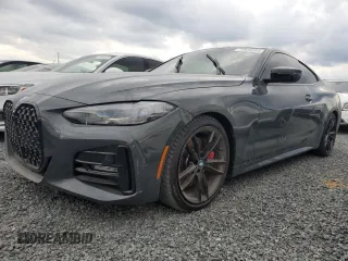 2024 BMW 4 Series 430i z VIN WBA53AP0XRCN54745, wystawiony jako Copart lot #73934504 z przebiegiem Nie podano mil oraz Nie do naprawy • Non repairable. Historia ofert i sprzedaży dostępna na DreamBid. Obrazek 1.